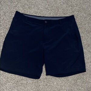 Puma Men's Dark Blue Flat Front Shorts